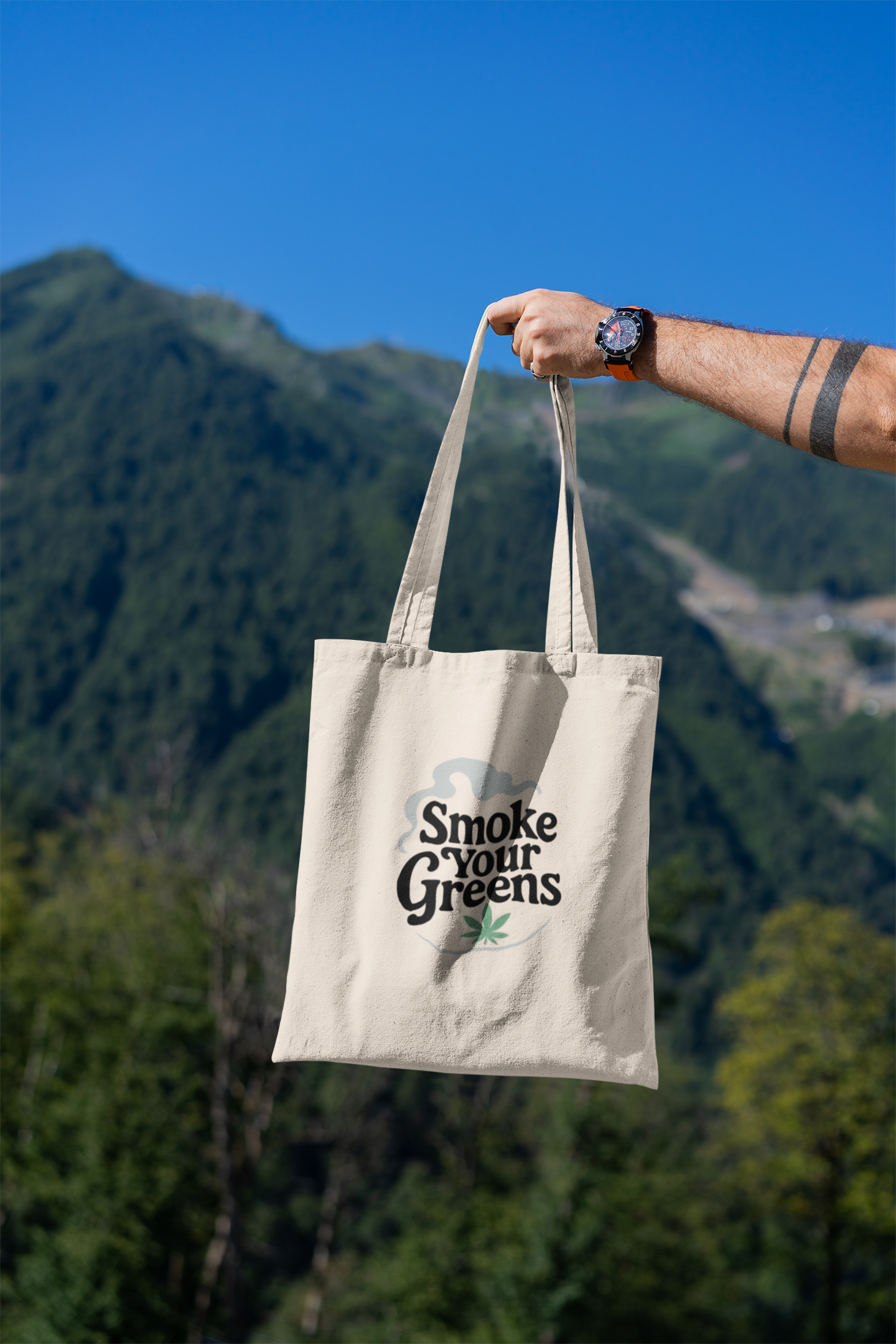 Smoke Your Greens - Canvas Tote Bag