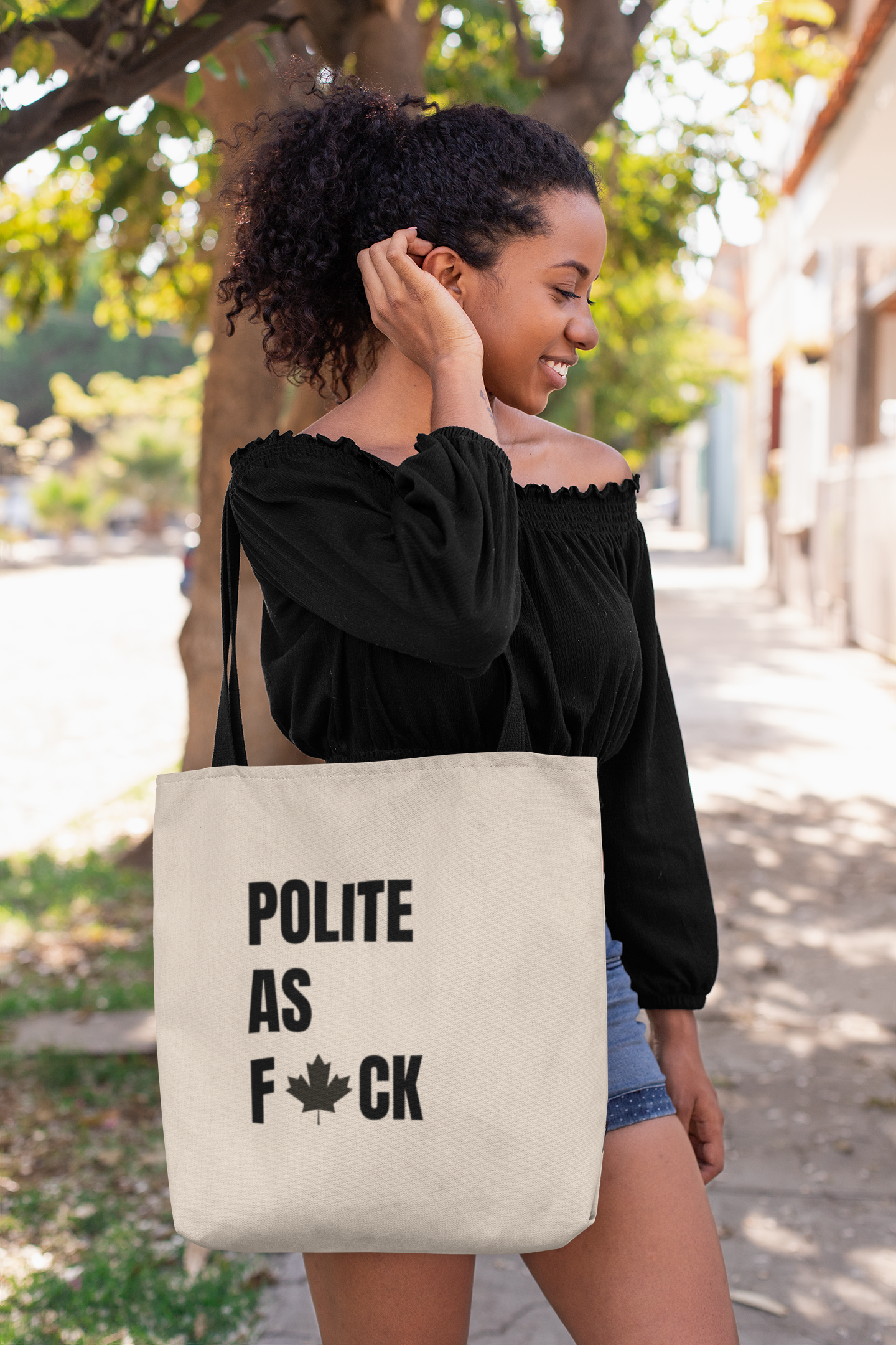 Polite as ... - Canvas Tote Bag