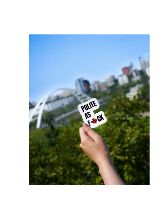 Sticker - Polite As F🍁ck
