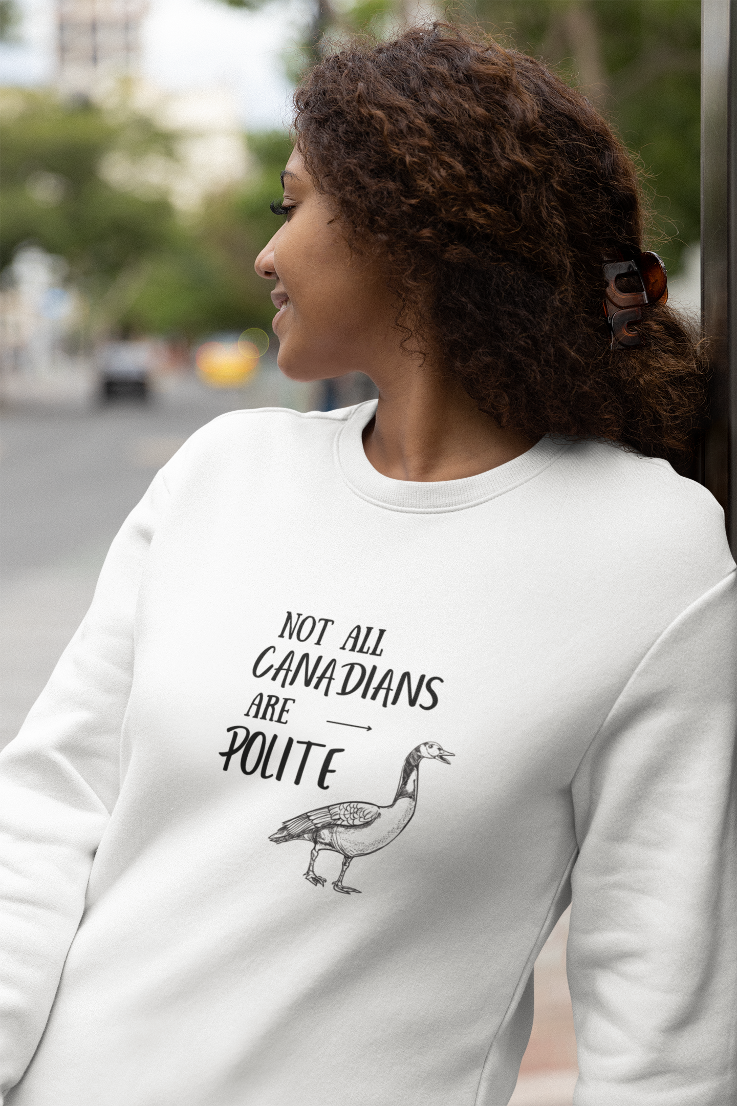 Classic Crewneck - Not All Canadians Are Polite